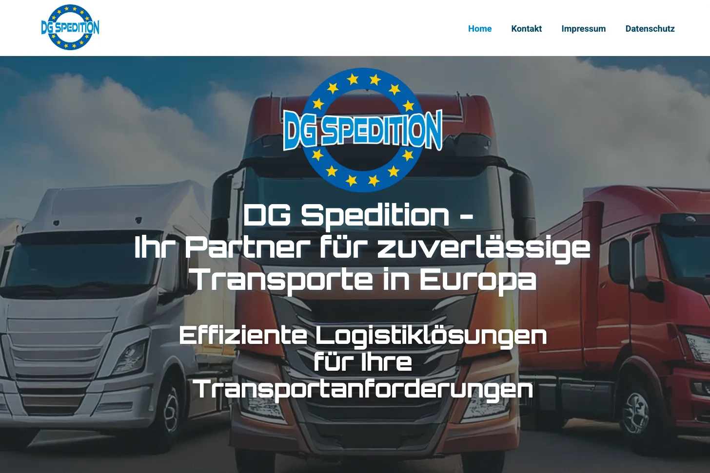 DG Spedition Büdingen: Transport und Logistik in Europa.